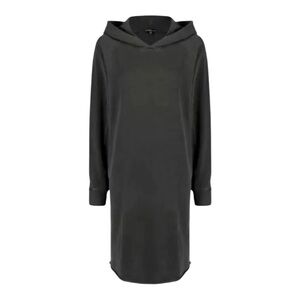 JAMES PERSE French Terry Hooded Sweatshirt Dress Size: XL